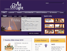 Tablet Screenshot of christourlight.net